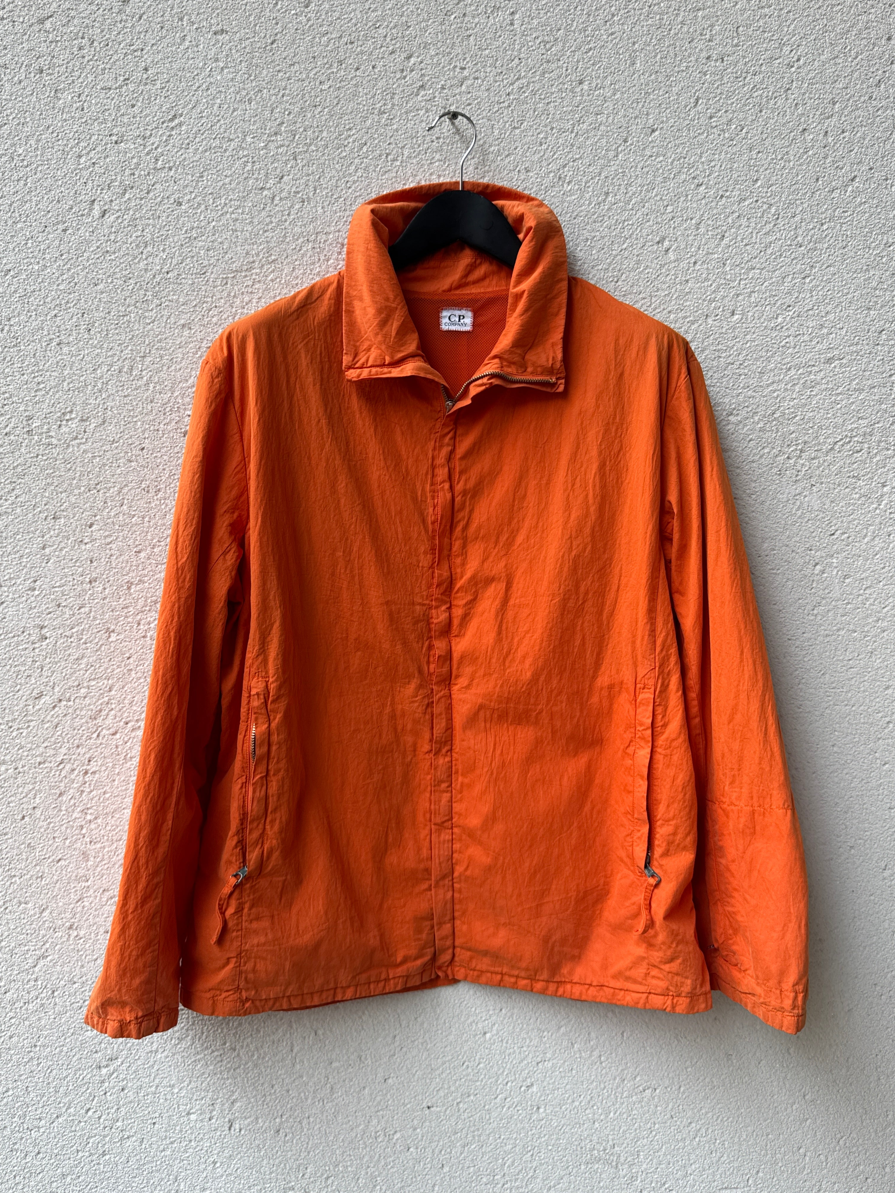 (L) CP Company Orange Light Technical Jacket