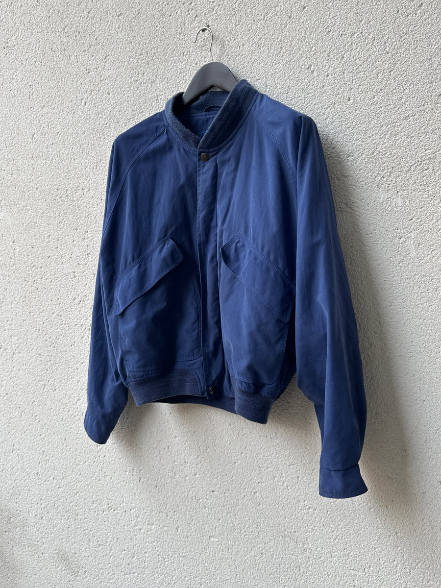 (M) 1980s Devred Washed Blue Blouson