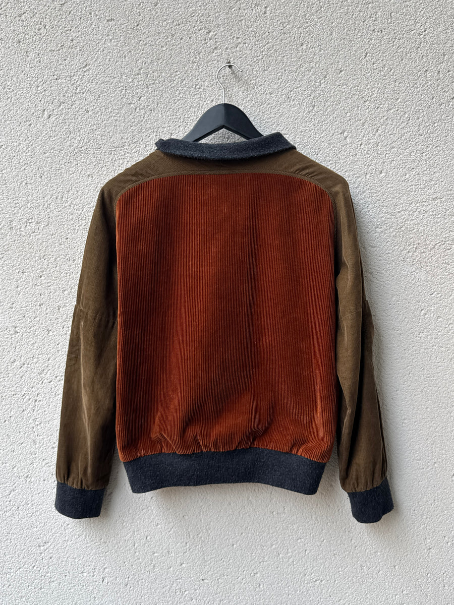 (M) SS2001 Moritz Rogosky Two Tone Corduroy Blouson