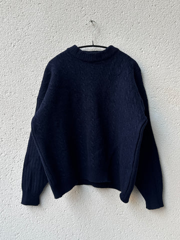 (L) 1990s Marithé + François Girbaud Cropped Knit Sweater