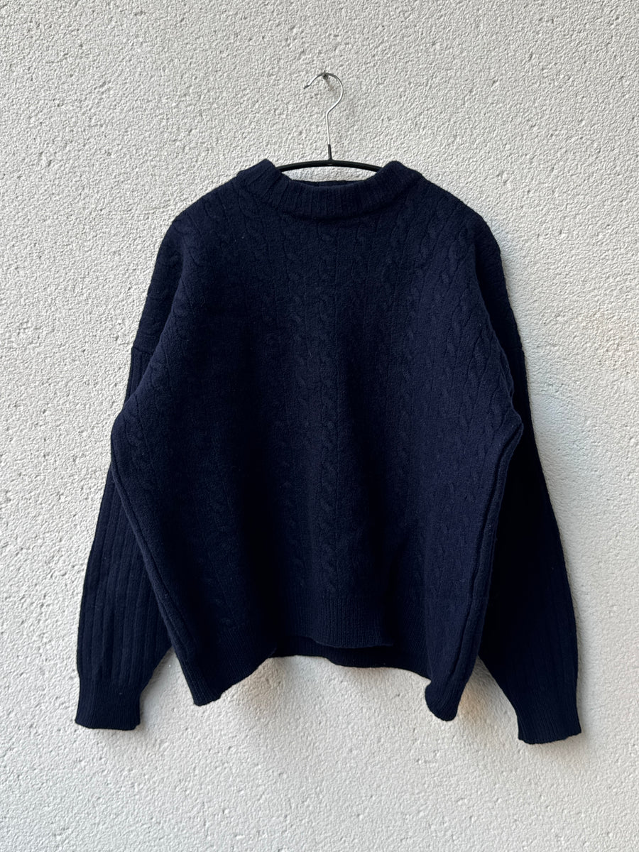 (L) 1990s Marithé + François Girbaud Cropped Knit Sweater