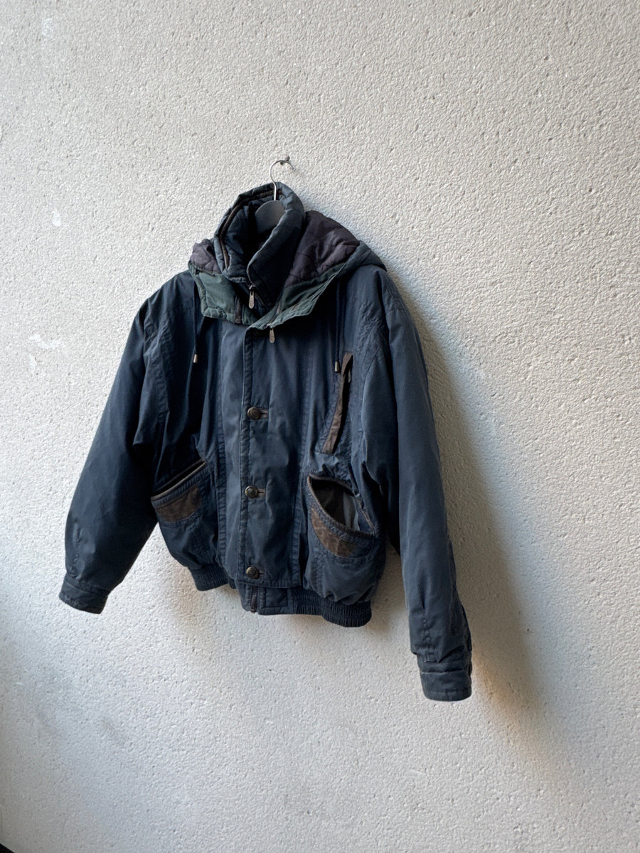 (L) 1980s Made In England Weathered Bomber