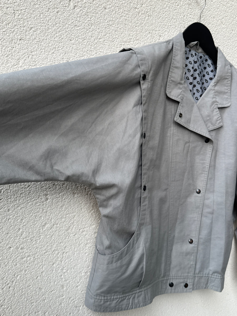 (L) 1980s Canda Boxy Popper Jacket