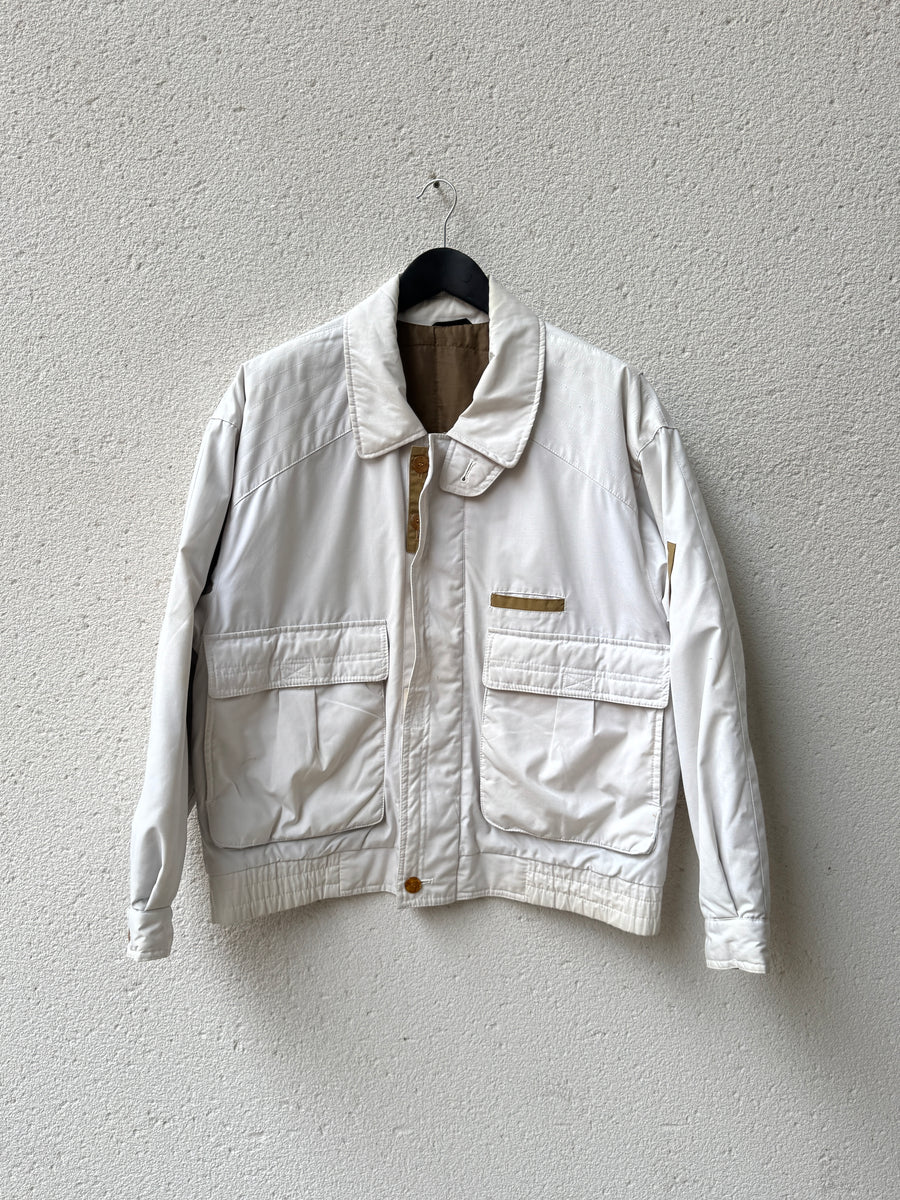 (L) 1980s Canda Padded Cargo Blouson