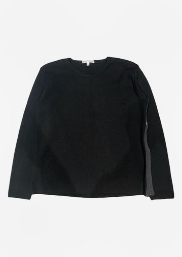 (M) Emporio Armani AW1999 Cropped Technical Side Zip Knit Sweater