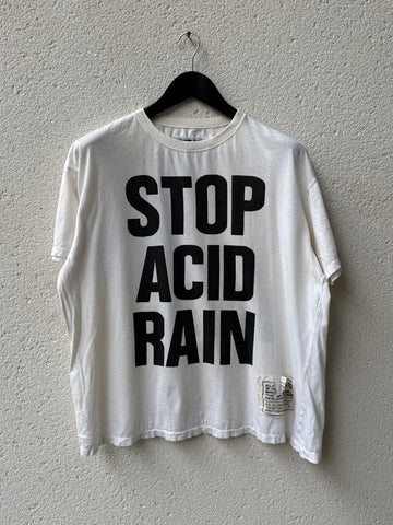 (L) 1984 Katharine Hamnett “Stop Acid Rain” Boxy Tee