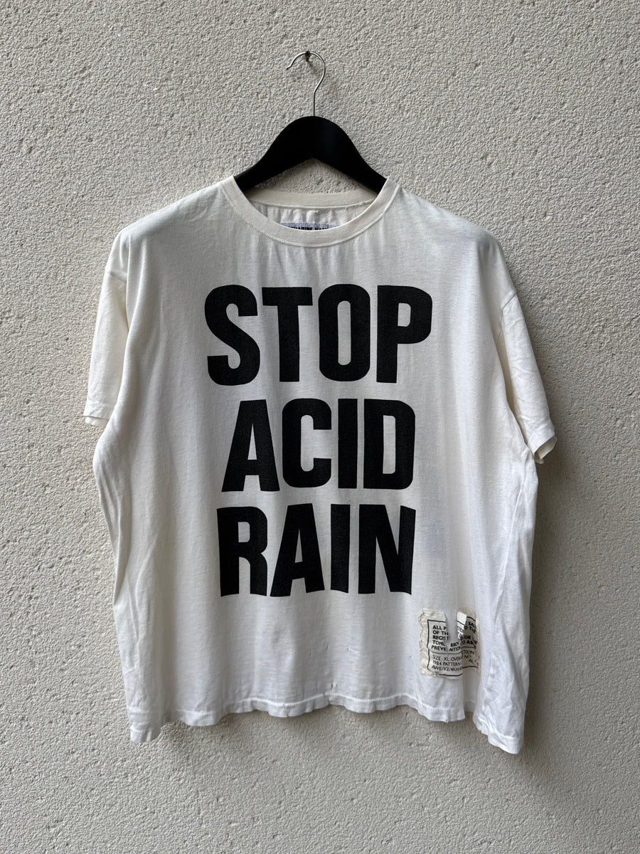 (L) 1984 Katharine Hamnett “Stop Acid Rain” Boxy Tee