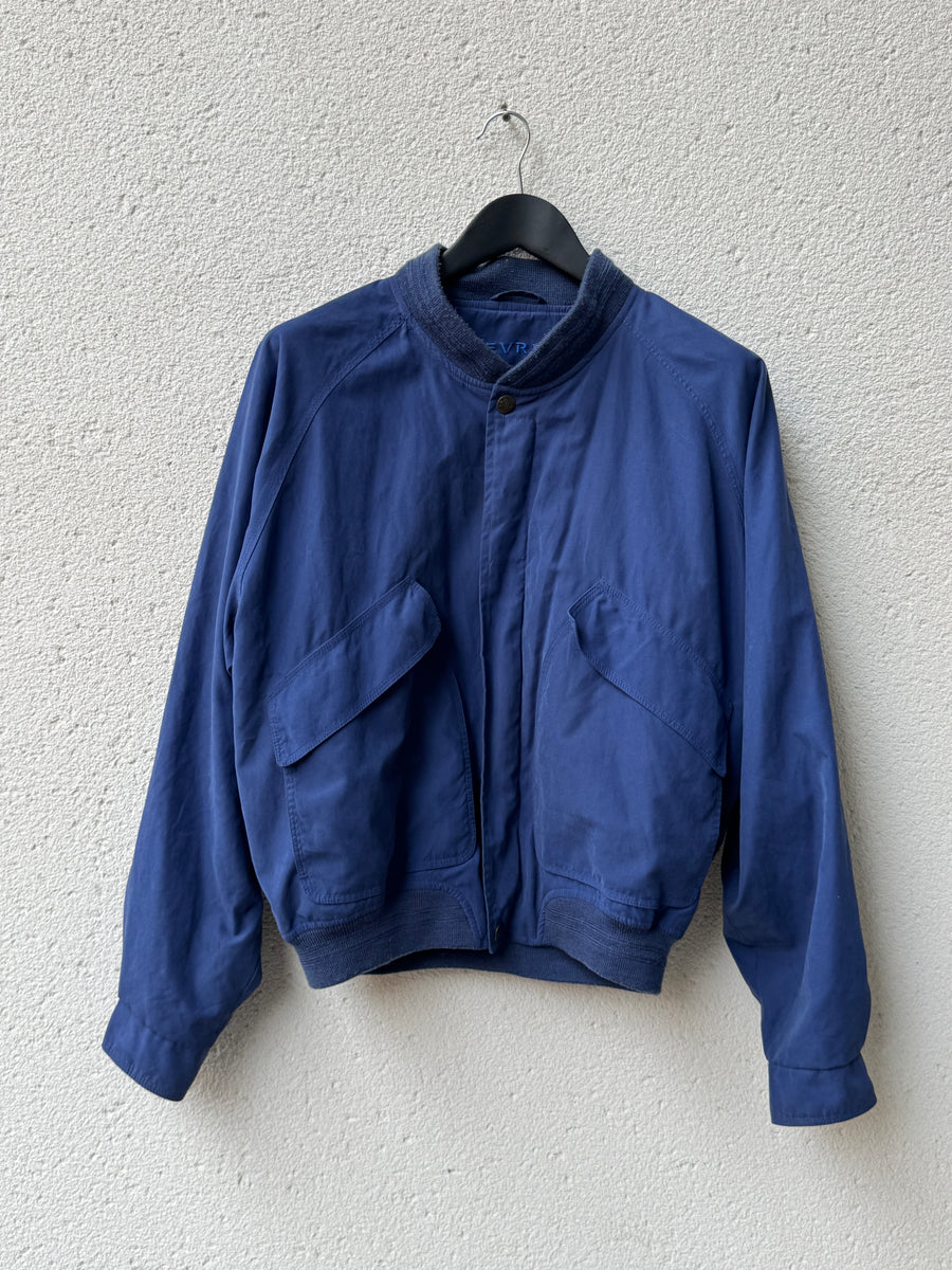 (M) 1980s Devred Washed Blue Blouson