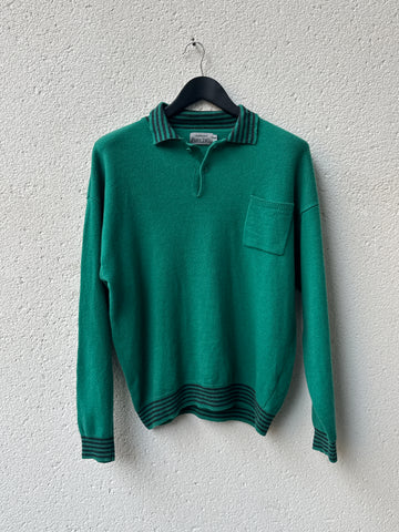 1980s Matinique Boxy Collared Knit Sweater