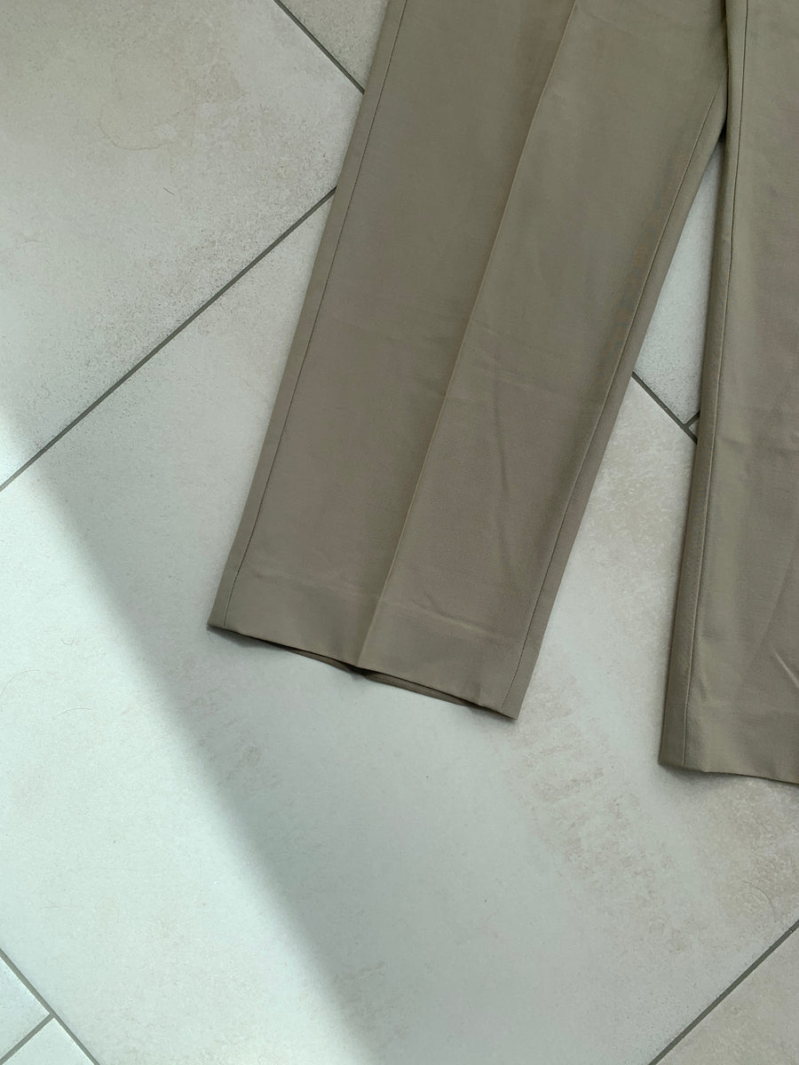 (34) Emporio Armani 1990s Wide Leg Front Pleat Trousers