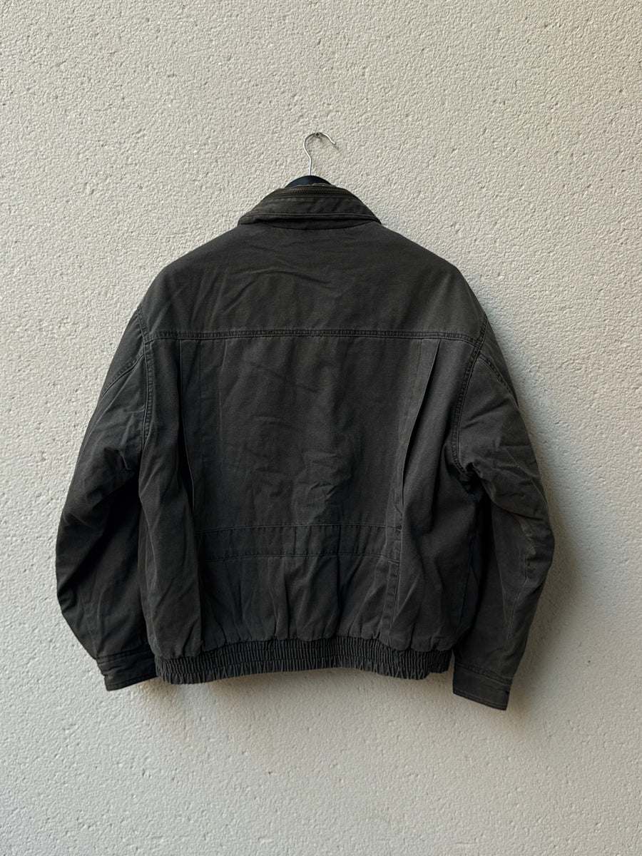 (XL) 1980s Canda Zag Detail Padded Blouson