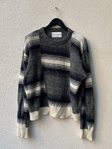 (XL) SS2015 Our Legacy Asymmetric Reconstructed Cropped Knit Sweated