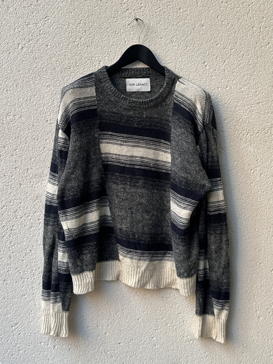 (XL) SS2015 Our Legacy Asymmetric Reconstructed Cropped Knit Sweated