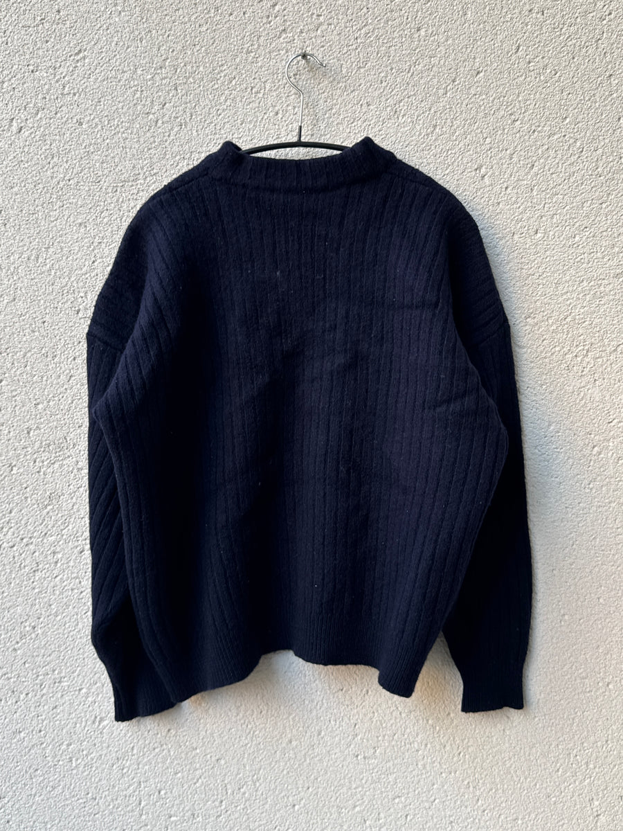 (L) 1990s Marithé + François Girbaud Cropped Knit Sweater