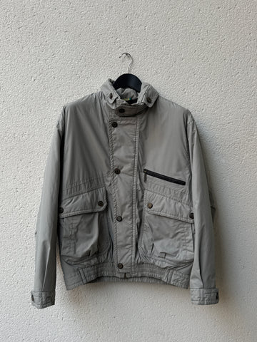 (XL) 1980s Canda Grey Padded Blouson