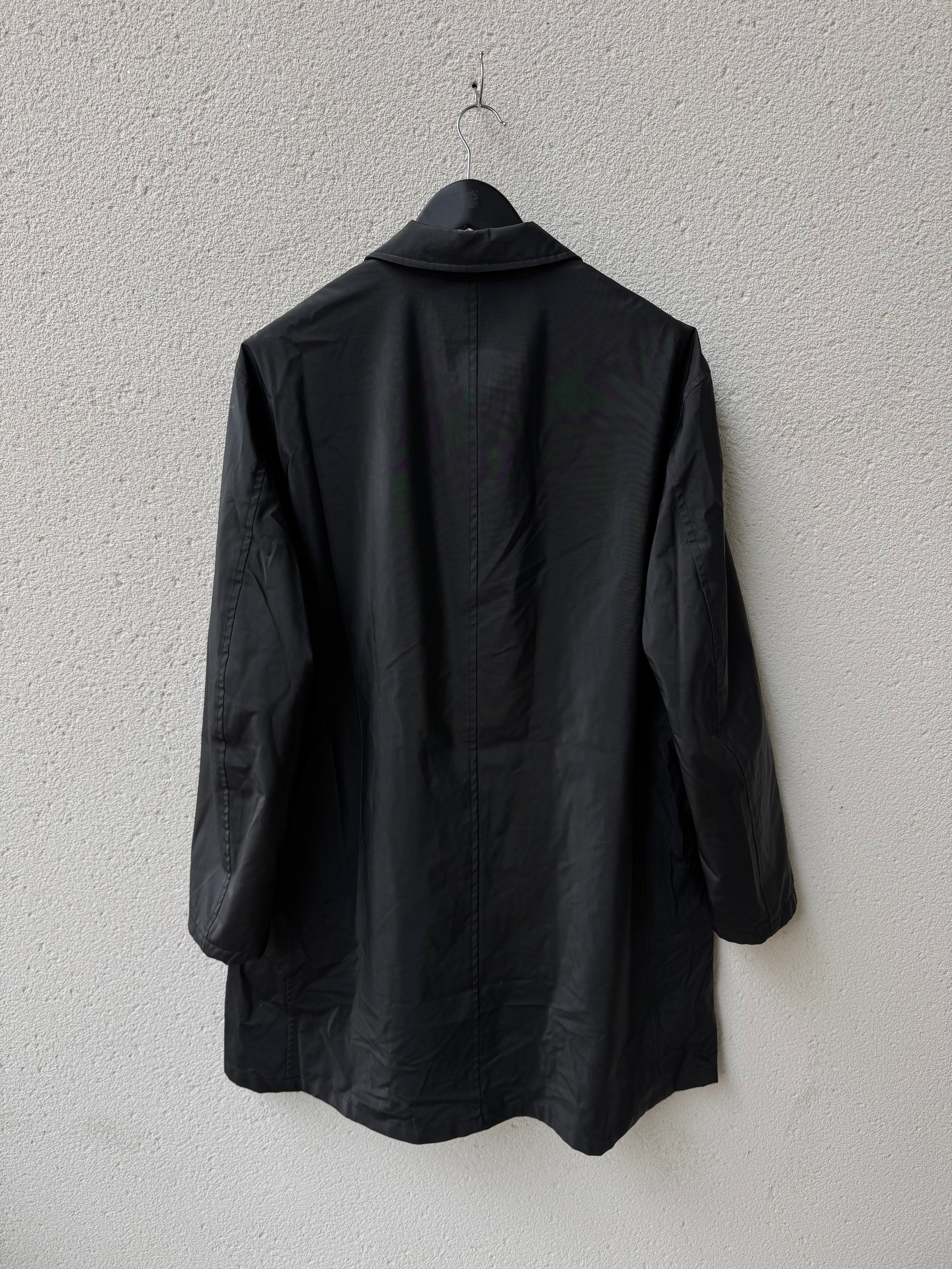 A/W 1998 Emporio Armani Treated Ballistic Nylon Mac Coat – disarmstore