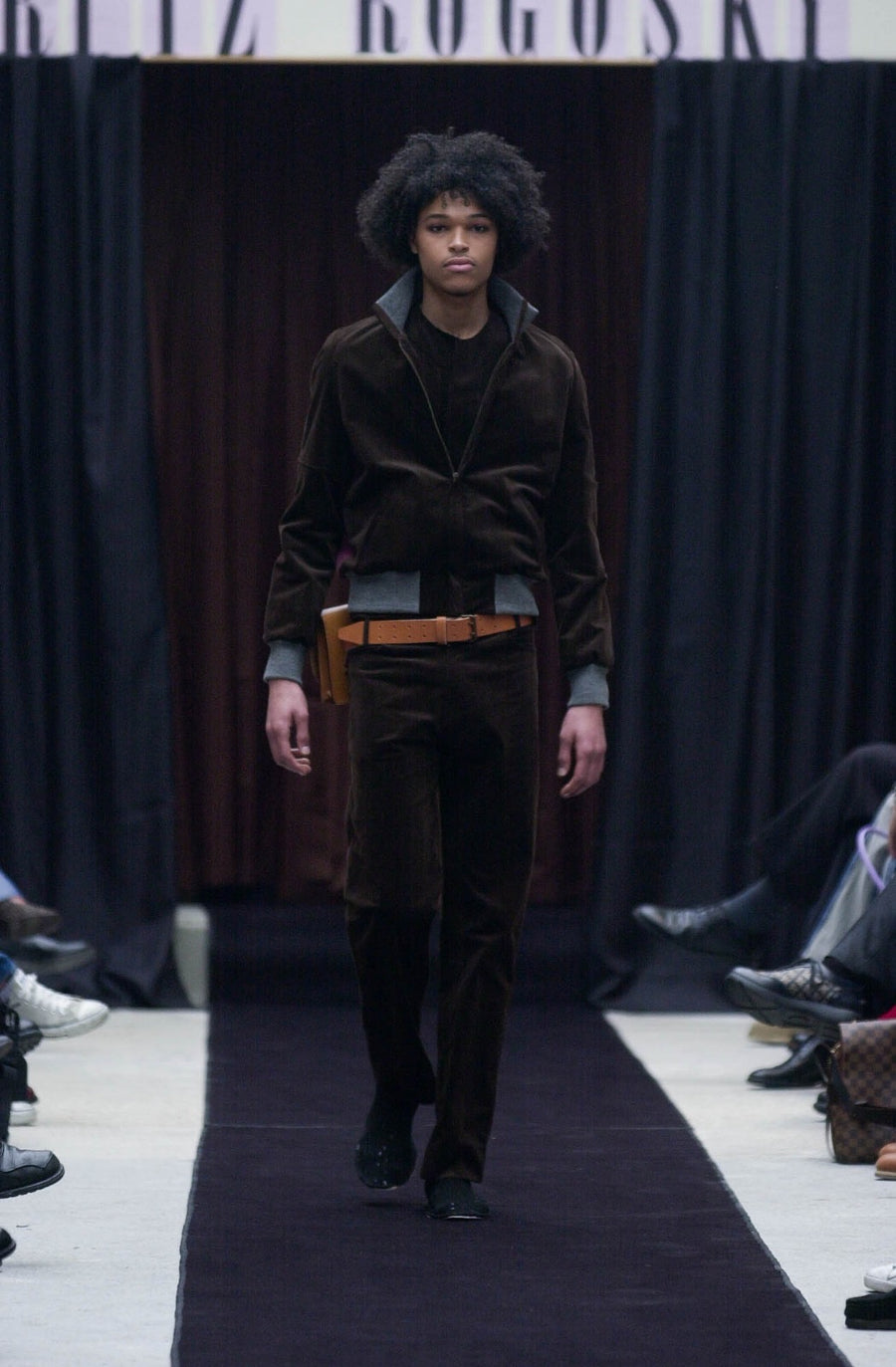 (M) SS2001 Moritz Rogosky Two Tone Corduroy Blouson