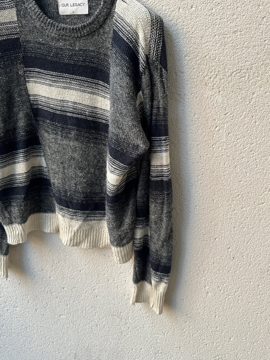 (XL) SS2015 Our Legacy Asymmetric Reconstructed Cropped Knit Sweated