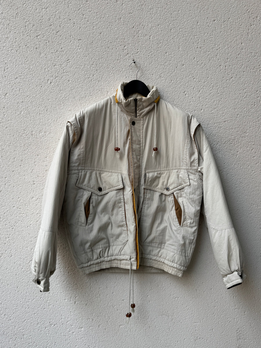 (XL) 1980s Canda Toggle Textured Bomber
