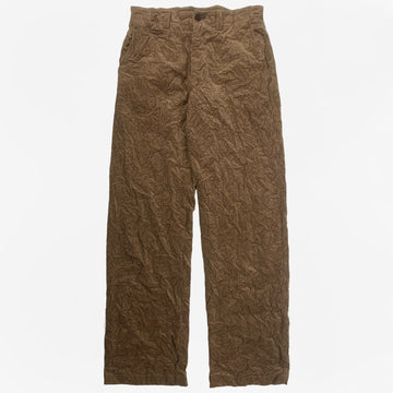 (32) Issey Miyake AW1995 Crinkled Wave Corduroy Trousers