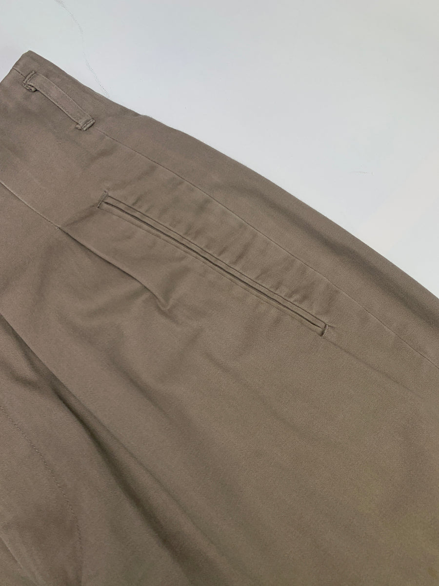 (30) Emporio Armani 1980s Double Pleated Trousers
