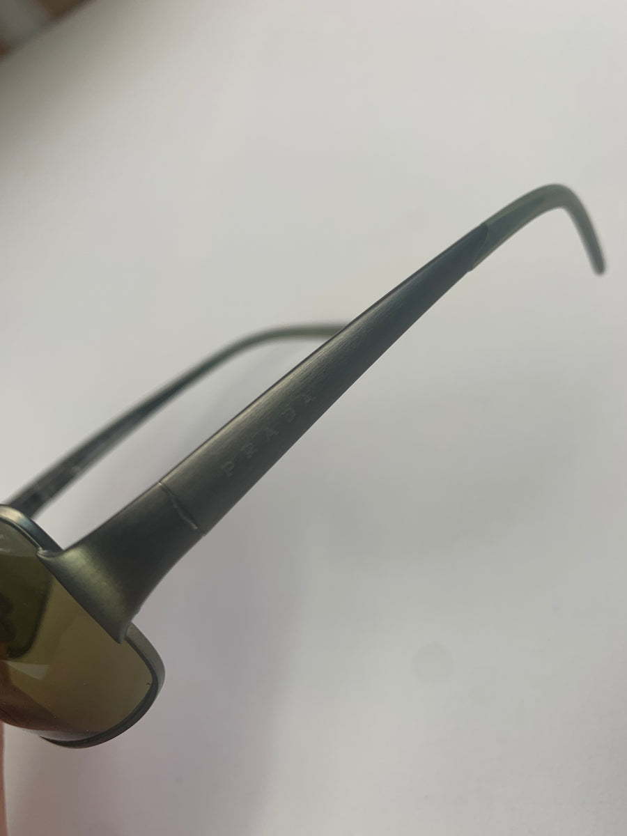 (OS) Prada SS2008 Olive Lensed Sunglasses