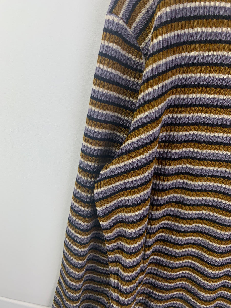 (L) Dries Van Noten AW2016 Striped Knit Sweater