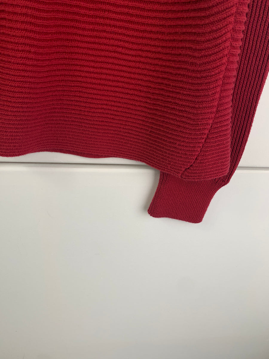 (M) Prada AW2003 Ribbed Technical Knit Sweater