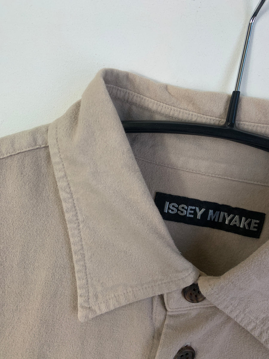 (M) Issey Miyake SS2006 Moleskin Cotton Shirt